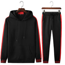 Load image into Gallery viewer, Sets Tracksuit Men Autumn Winter Hooded Sweatshirt Drawstring Outfit Sportswear 2019 Male Suit Pullover Two Piece Set Casual
