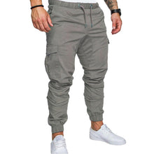 Load image into Gallery viewer, Autumn Men Pants Hip Hop Harem Joggers Pants 2019 New Male Trousers Mens Solid Multi-pocket Cargo Pants Skinny Fit Sweatpants
