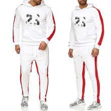 Load image into Gallery viewer, Brand Clothing Men&#39;s Fashion Tracksuit Casual Sportsuit Men Hoodies Sweatshirts Sportswear JORDAN 23 Coat+Pant Men Set
